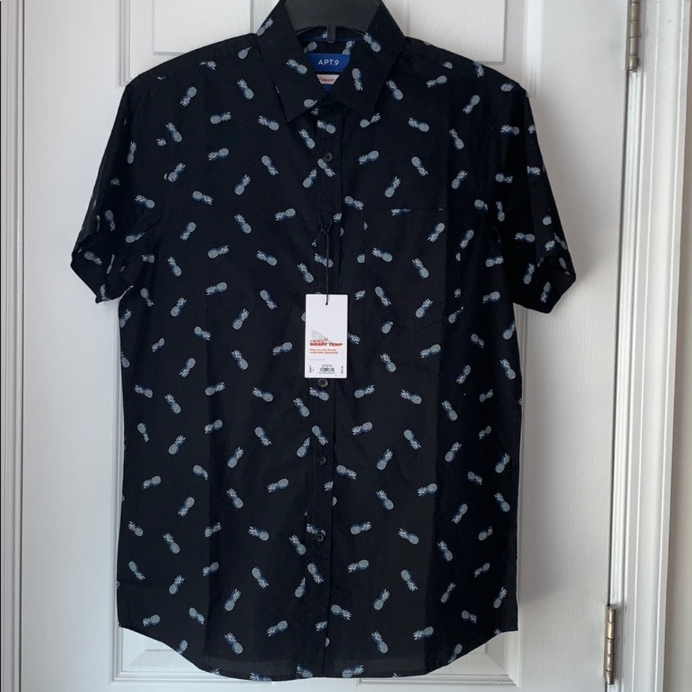 Men’s Pineapple Button Down‎ Shirt